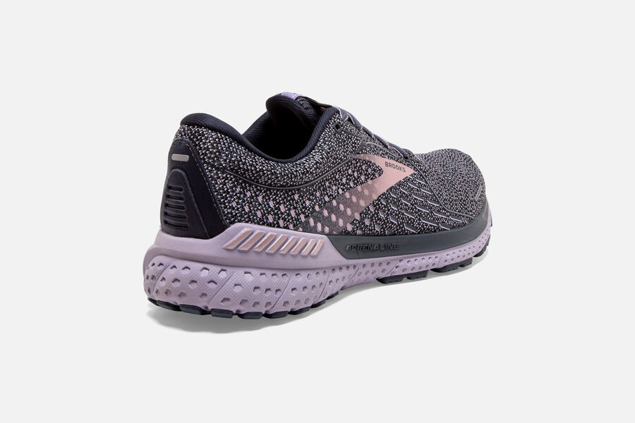 Brooks Israel Adrenaline GTS 21 Road Running Shoes Womens - Purple - RSJ-501897